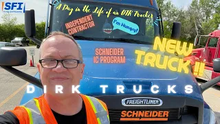 New Truck! | Schneider IC | Day in the Life of a Solo OTR Trucker #schneider #sfi #owneroperator
