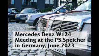 Mercedes Benz W124 meeting at the PS.Speicher Museum in Einbeck/Germany, June 2023