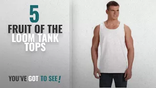 Top 10 Fruit Of The Loom Tank Tops [Winter 2018 ]: Fruit of the Loom 5 oz., 100% Heavy Cotton HD