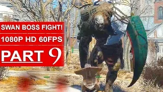 Fallout 4 Gameplay Walkthrough Part 9 [1080p 60FPS PC ULTRA Settings] - SWAN BOSS FIGHT