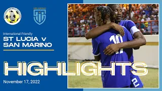 HIGHLIGHTS | San Marino pulls off LATE dramatic draw against St Lucia! | November 17, 2022