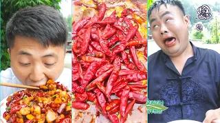 King of Chili Competition! || Try not to laugh🤣 || Funny Videos Compilation || Songsong and Ermao