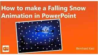 How to make a Snowfall Animation in PowerPoint