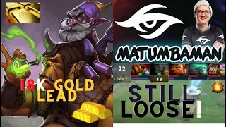 Dota 2 Secret Matumbaman EPIC Alchemist Farm 18k Networth LEAD STILL LOOSE EPIC COMEBACK MY MEDUSA