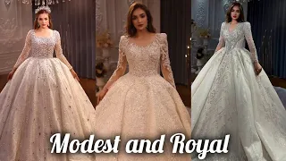 Royal and Regal and Modest Wedding Dresses 2024