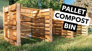 7 Pallet Compost Bin (DIY)