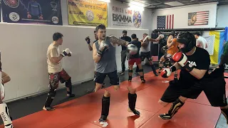 Kickboxing Sparring