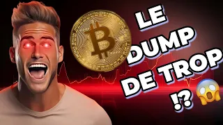 CRYPTO : BITCOIN & ALTCOINS le DUMP de TROP !? 😱