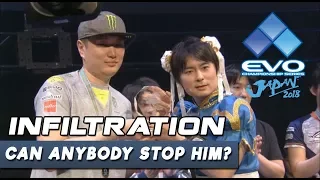 The champion of EVO JAPAN and his Juri can be stopped? Infiltration compilation - SFV Arcade Edition