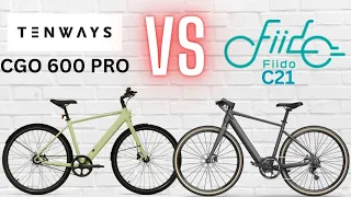 Tenways CGO 600 Pro VS Fiido C21 - Günstige E-Bikes im Vergleich