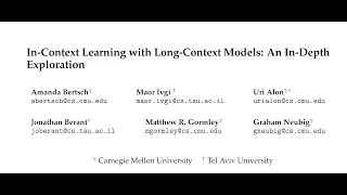 [QA] In-Context Learning with Long-Context Models: An In-Depth Exploration