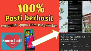 Cara Seting Agar bisa kirim SMS ke Operator /premium