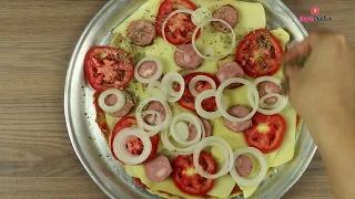 PIZZA DE TAPIOCA - A MAIS SAUDÁVEL QUE VOCÊ VAI COMER - SUPERCRIATIVO