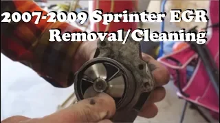 2007-2009 Sprinter EGR Removal and Cleaning