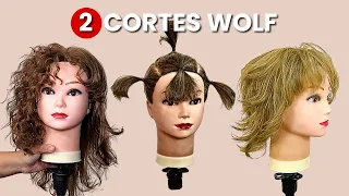🐺 2 CORTES WOLF para Cabello LARGO y CORTO ✨