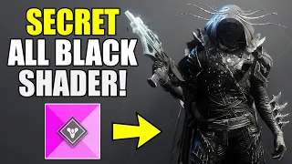 SECRET ALL BLACK SHADER!