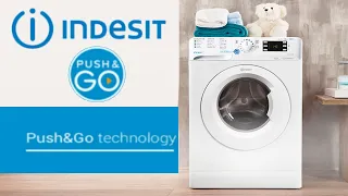 How To Use Indesit Washer Push&Go Button #indesit #washerdryer