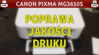 CANON PIXMA MG3650S 🖨️ Poprawa jakości druku