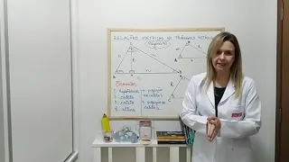 Professora Fabiana - Relações métricas no triângulo retângulo.