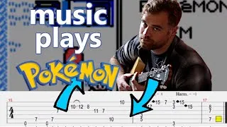 Writing a math rock song while it plays Pokemon