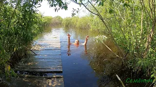 Рыбалка на Мордушку (Вершу, Вентерь, Мерёжу). Рыбачим прям за огородом.