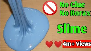 How To Make Slime Without Glue Or Borax l How To Make Slime With Flour and Sugar l DIY No Glue Slime