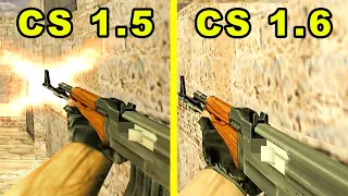 Counter-Strike 1.5 vs Counter-Strike 1.6: Weapons Comparison