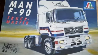 italeri 795 man f90 truck master 🚛🚛