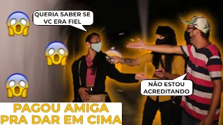 Namorada pede pra amiga dar em cima de namorada e testara fidelidade dele com uma mentira Infiéis126