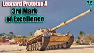 Leopard Prototyp A | 3rd Mark of Excellence | Epic Leopard PTA gameplay