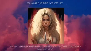 SHAKIRA, BZRP VS ICE MC - Music Sessions #53 (Take away the colour) - Paolo Monti mashup -VISUALIZER