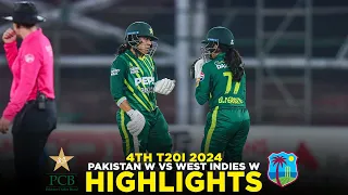 Full Highlights | Pakistan Women vs West Indies Women | 4th T20I 2024 | PCB | M2F2A