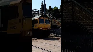 Freightliner 66522 passing Trimley station 3/6/23 #trimley #railway #train #class66 #freightliner