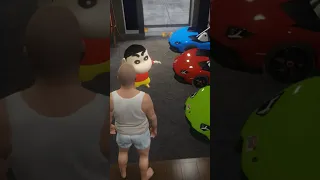 Michael Gifted New Toy Car To SHINCHAN! #shorts #gta5 #viral