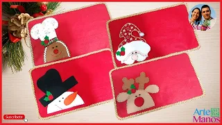 How to Make Christmas Individuals in Felt Step by Step