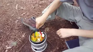 Trangia 27 Cooking - Steak, Vegetables & Coffee