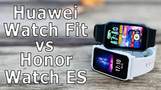 7 ОТЛИЧИЙ ТОПОВ🔥 УМНЫЕ ЧАСЫ Huawei Watch Fit против Honor Watch ES ПЕРЕБРАСЛЕТЫ