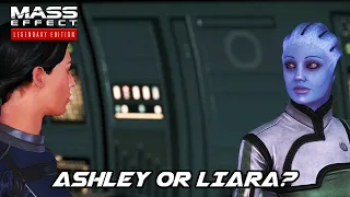Liara or Ashley Romance? Shepard Loves When Women Fight Over Him - Mass Effect 1 Legendary Edition