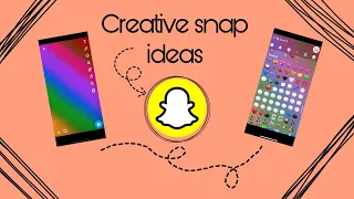 Creative snap ideas-must watch!!! #snapchat#snapideas