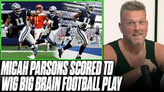 Micah Parsons Went OFF Against Bears, Ran 20MPH & Scored TD | Pat McAfee Reacts