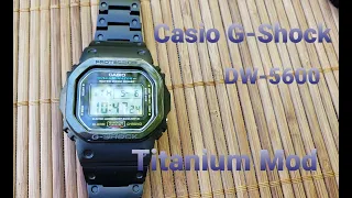 Titanium G-Shock Mod DW5600