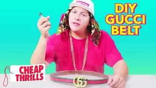 D.I.Y. Gucci Belt | Cheap Thrills | Tatered