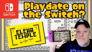 Playdate Game on the Switch | The Fall of Elena Temple | gogamego