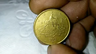 İtaly ( İtalya ) 50 Euro Cent 2002 *** Expensive Money Coin. *** From my Collection