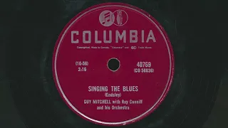 1956 GUY MITCHELL Singing The Blues (1956) - 78 RPM Record