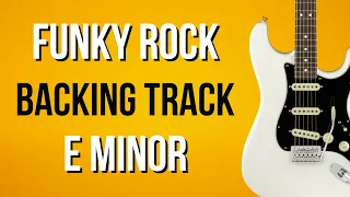Upbeat Funky Rock Backing Track in Em