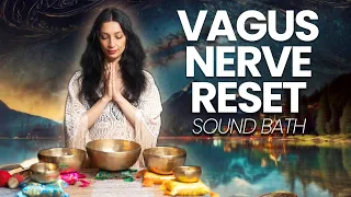 Vagus Nerve Reset to Sleep - Sound Bath Healing Music (Meditation)