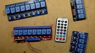 Infra red remote control relay module.