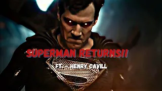 Superman Edit - Royalty | Henry Cavill is back as Superman ❤️