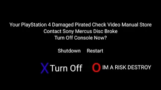 PS4 Anti Piracy Screen Remake FAKE (HEADPHONE USER WARNING!)